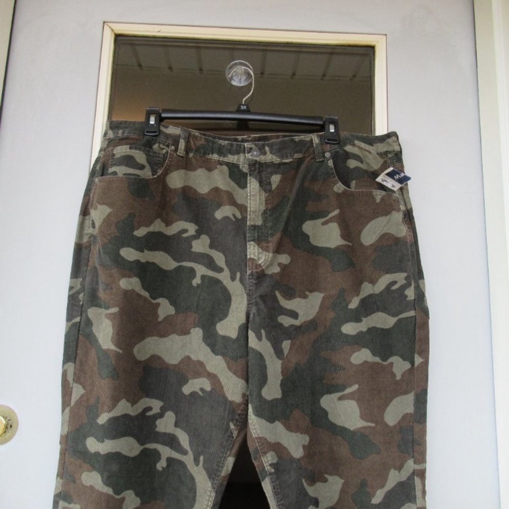 American Eagle MOM JEAN super stretch camo print plus size 24 - Picture 4 of 11